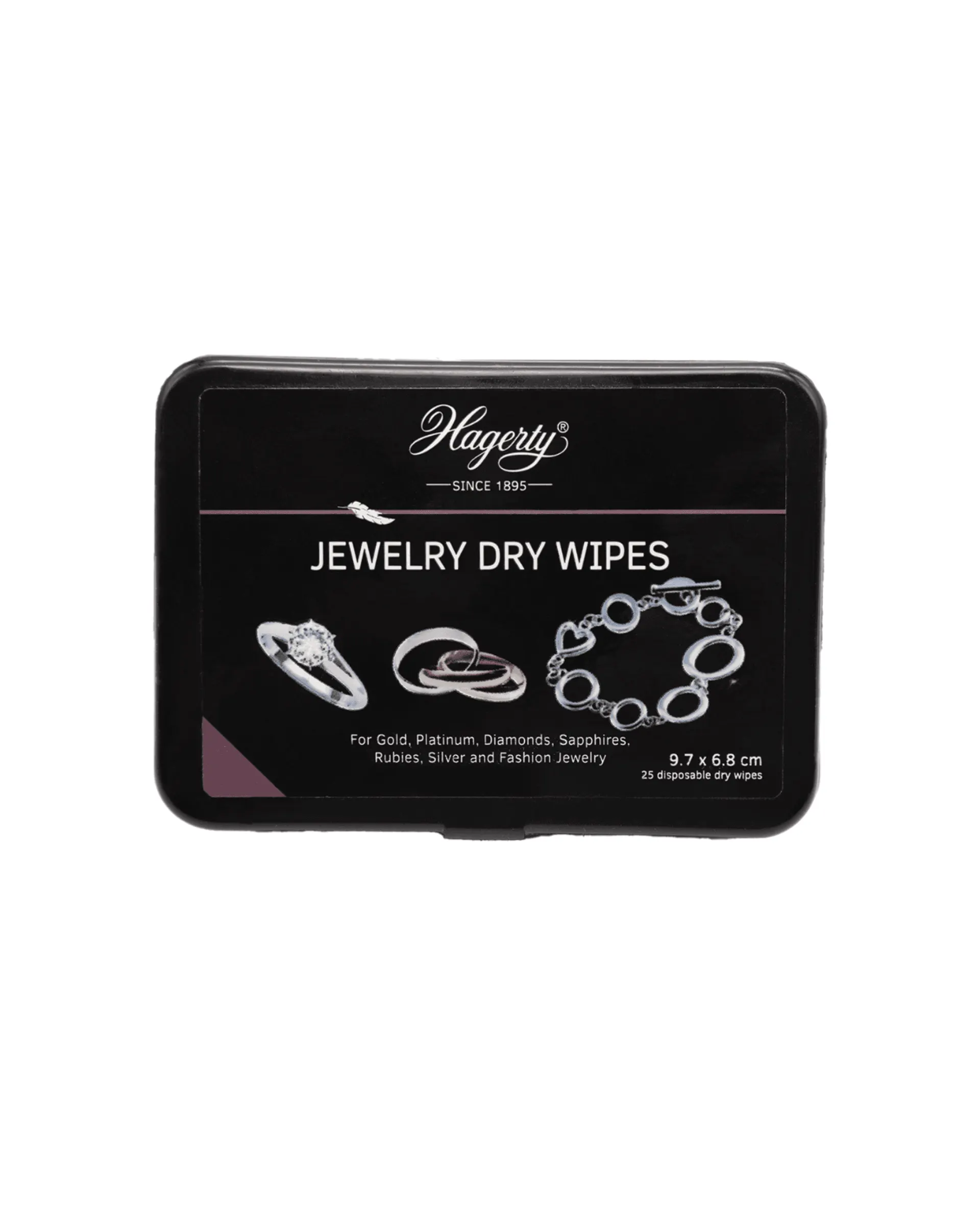 Jewelry dry wipes, engangskluter for rens av smykker (12)