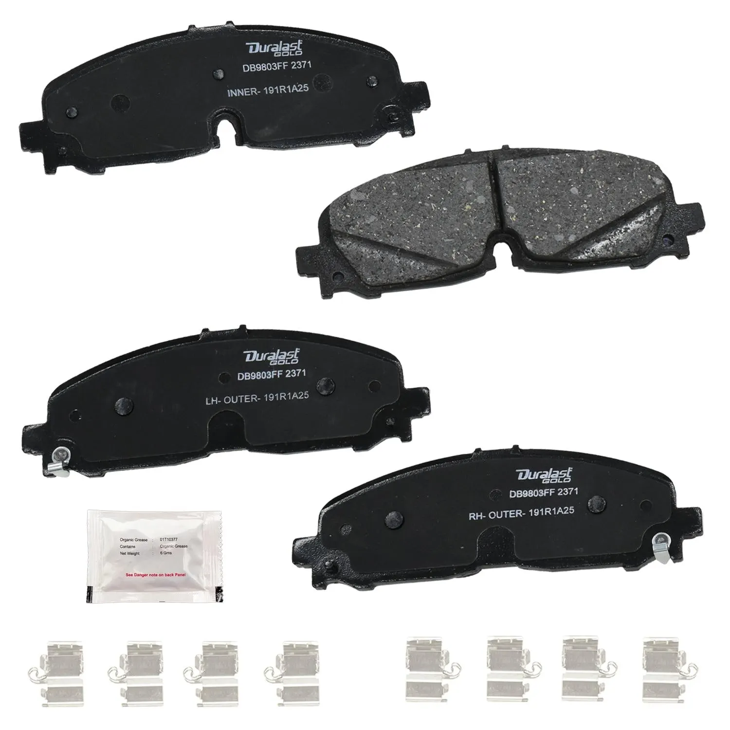 Balatas de Ceramica Duralast Gold DG2371