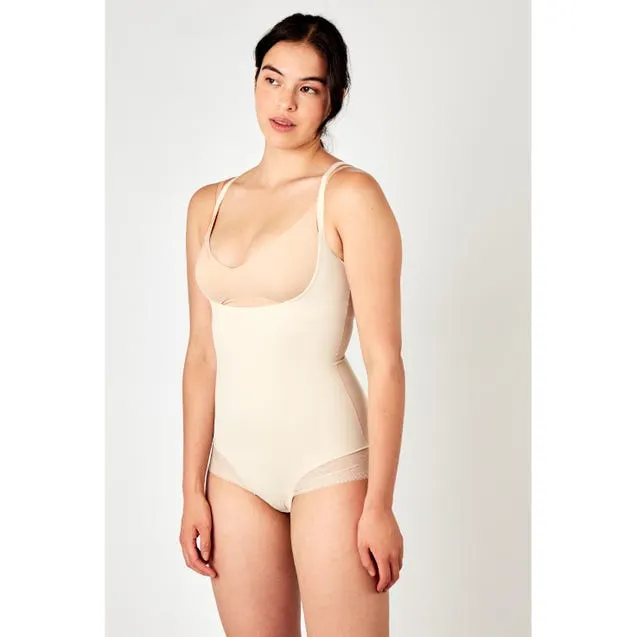 Figuurcorrigerende body met kant