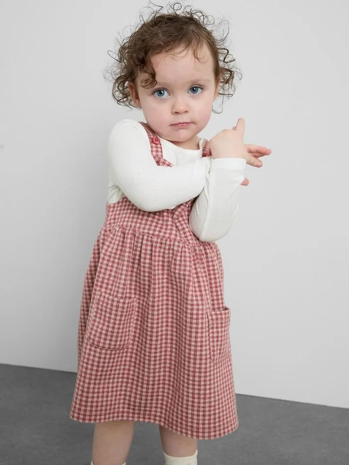 0–36 mois | T-shirt à manches longues et robe chasuble