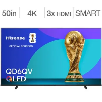 Hisense 50" Class - QD6QV Series - 4K UHD QLED TV