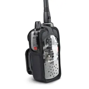 Midland G7/G9 PRO Case, Custodia protettiva in Neoprene Impermeabile con Inserto in Ecopelle, Porta Radio da Cinturone per Walkie Talkie