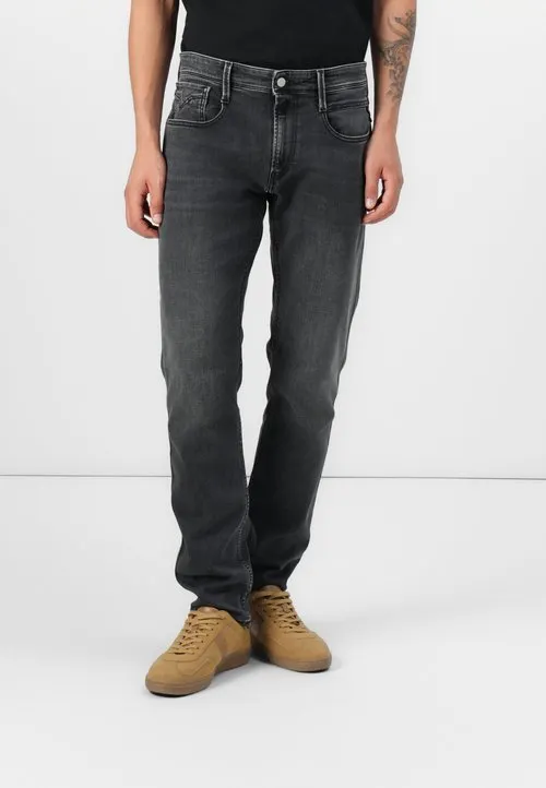 ANBASS PANTS - Jeans slim fit - dark grey