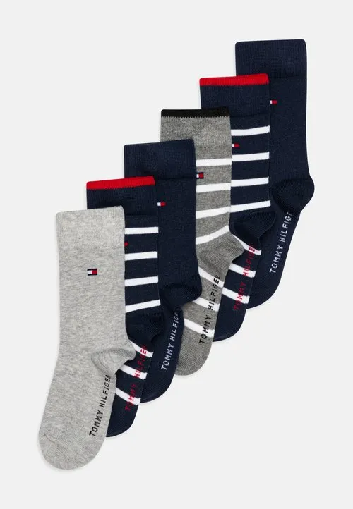 KIDS BRETON STRIPE UNISEX 6 PACK - Sokker - black/grey