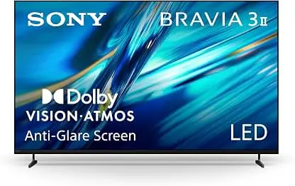 Sony 65 Inch BRAVIA 3 II LED 4K HDR Smart Google TV wit…