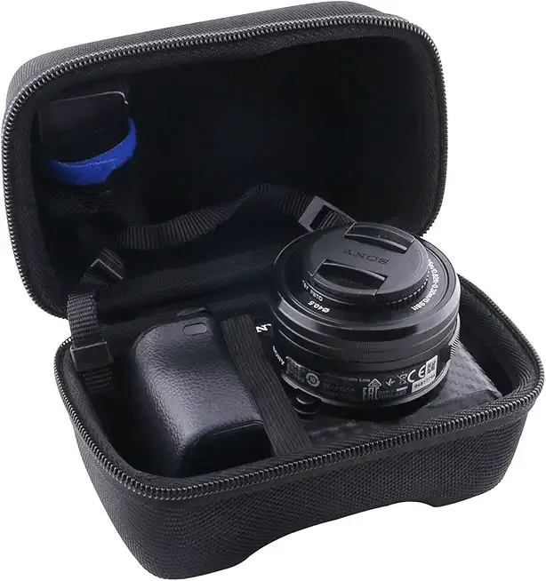 Hard Carrying Case Compatible with Sony Alpha a6700/a6000/a6400/a6600/a6100/a5100 Fit 16-50mm Lens Camera case