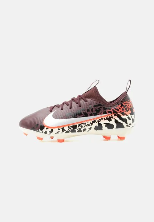 JR MERCURIAL ZOOM VAPOR 16 ACAD FG/MG UNISEX - Fotballsko for kunstgress - burgundy crush/metallic silver-coloured/university red/fossil