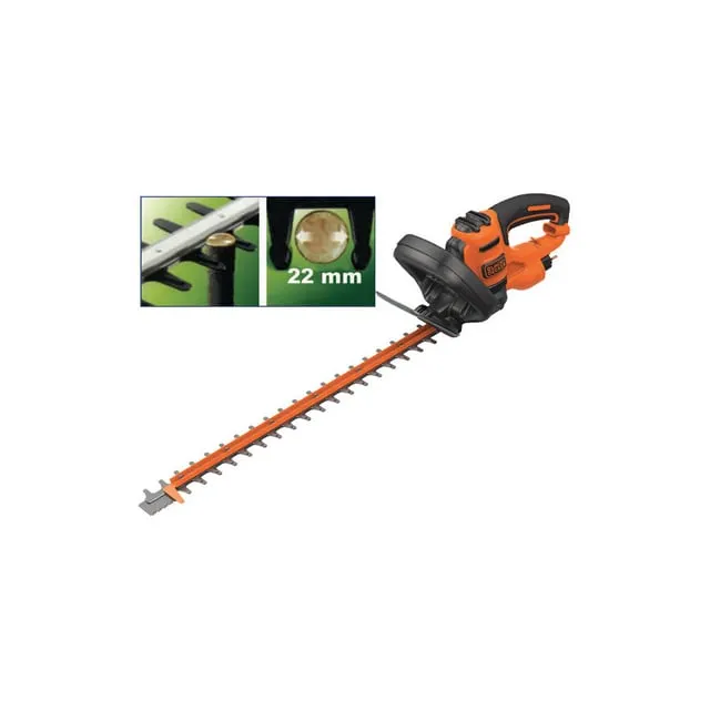 Tagliasiepi elettrico da 500 W con lama da 55 cm e Sawblade™ – BEHTS 401 per siepi di grandi dimensioni – Black & Decker