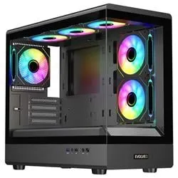EVOLVEO Ursus, skříň mATX, 6x ARGB ventilátor