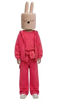 INTERLOCK ZIP-UP SWEATSHIRT WITH EMBOSSED TEXT