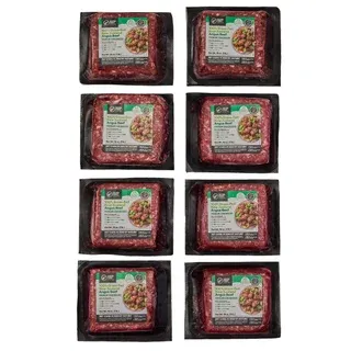 Silver Fern Farms Halal 100% Grass-Fed New Zealand, Net Carbon Zero 93% Lean Ground Beef - 8 Total Packs, 8 Lbs. Total