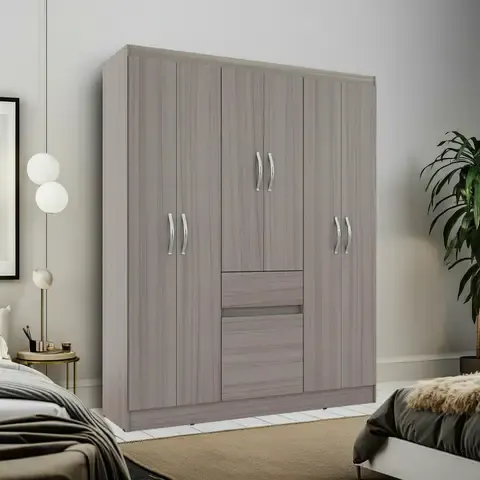 Ropero 6 Puertas 1 Cajones 1 Zapatera