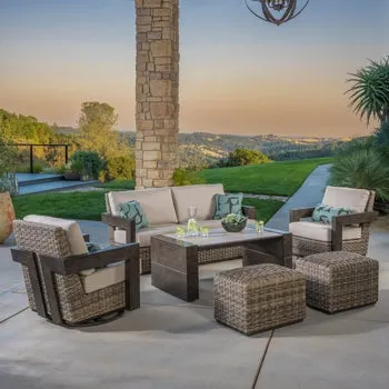 SunVilla Bernard 6-piece Outdoor Patio Seating Set