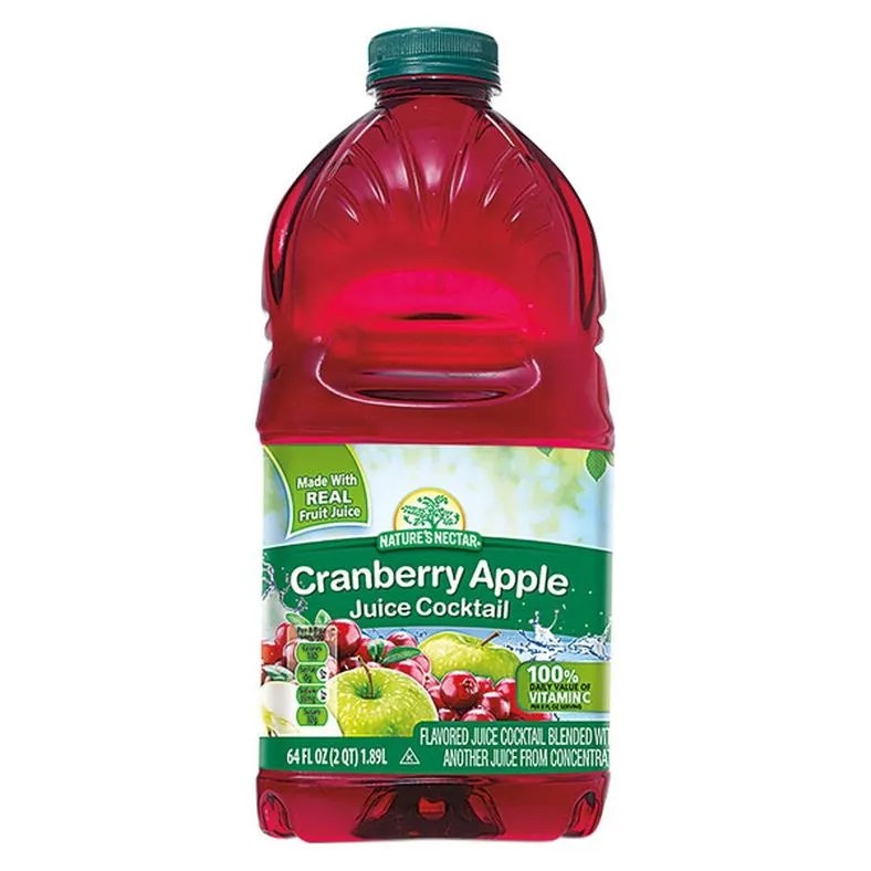 Nature's Nectar Cranberry Apple Juice Cocktail