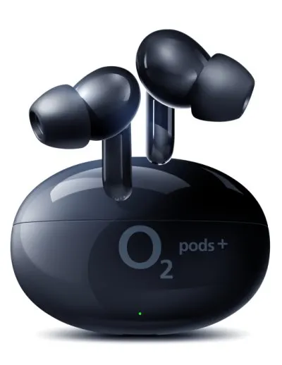 Bezdrátová sluchátka O2 pods+, černá