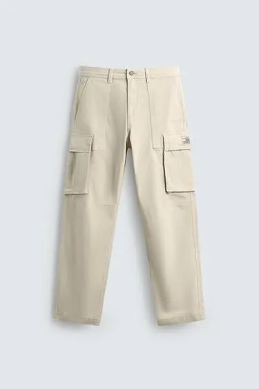 RELAXED FIT CARGO TROUSERS