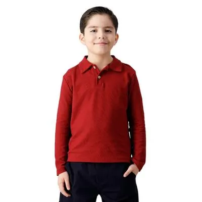 Playera Hummo Kids Niño Tipo Polo Manga Larga
