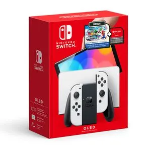 Nintendo Switch OLED + Super Mario Bros. Wonder + 3mo NSO