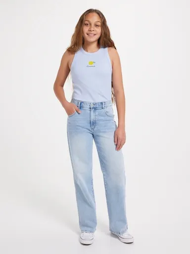 Just Jeans Girls Rebecca Rib Tank