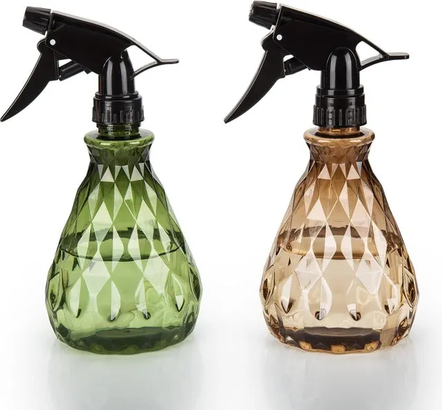 Set di 2 flaconi spray vuoti e ricaricabili da 500 ml — Flaconi vuoti in plastica, spruzzini per acqua, piante, giardinaggio e pulizie