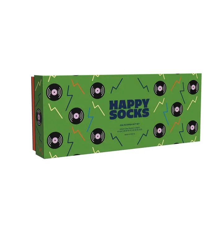 4-Pack Record Socks Gift Set