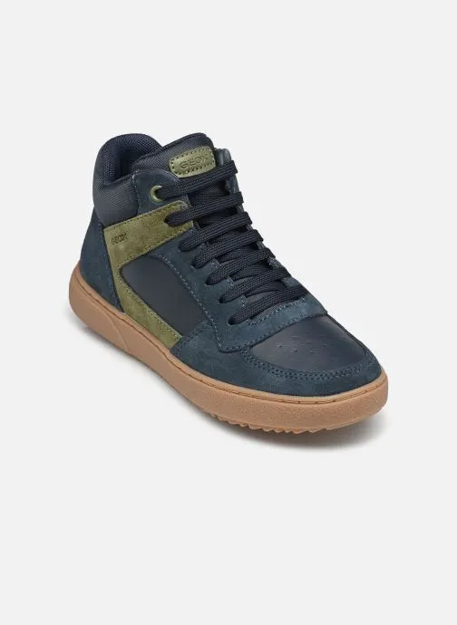 Hoge sneakers J Theleven Boy C jongens blauw