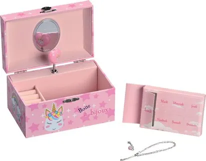 BOITE A BIJOUX MUSICALE LICORNE