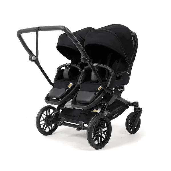 Emmaljunga 2026 | Double Sento 2x Flat sittedel+ | Urban Black