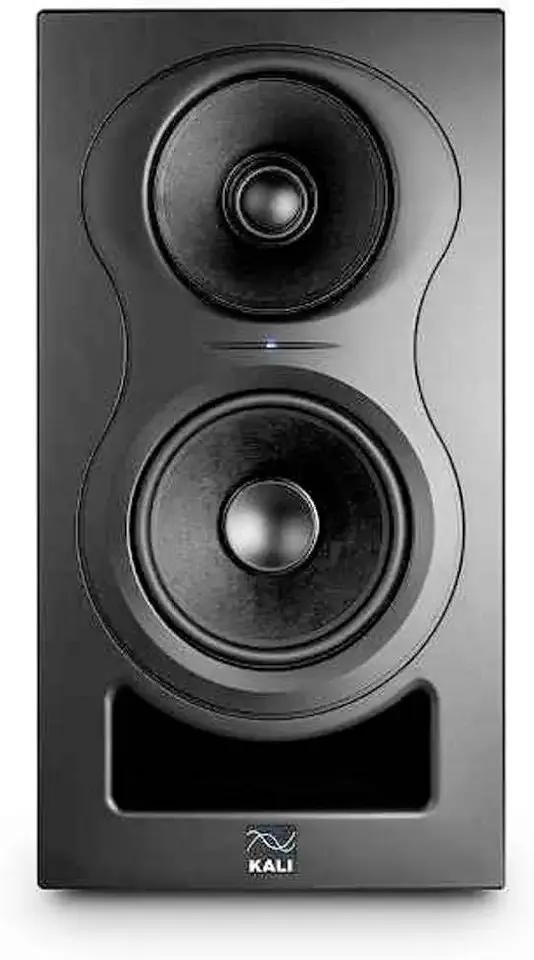 Kali Audio IN-5 5-Inch Studio Monitor - Active 3-Way Studio Speaker for Recording, Mixing, Production - Coaxial Driver, 160W Tri-Amplified Power, Boundary EQ Tuning, XLR/TRS/RCA Inputs - Single, Black