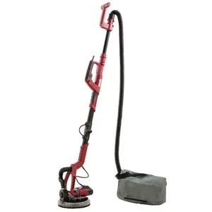 AREBOS Levigatrice a giraffa | Levigatrice a secco | Levigatrice per soffitti | 750 W | Ø 225 mm | Barra telescopica | Sistema di aspirazione