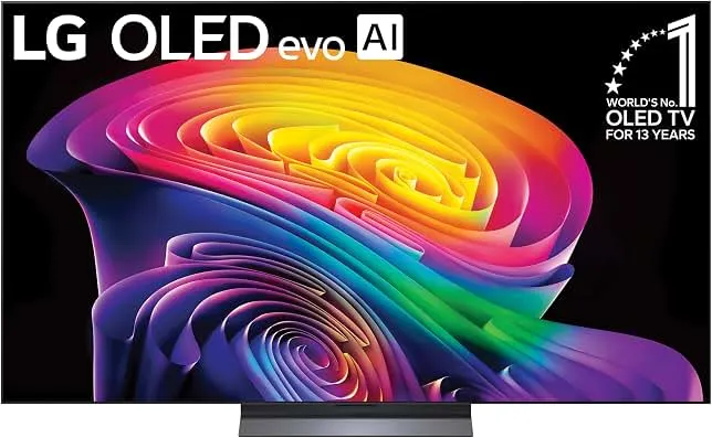 LG 65-Inch Class OLED evo AI 4K C6 Series Smart TV w/Dolby Atmos, Dolby Vision, HDR10, AI Super Upscaling 4K, Filmmaker Mode, Wo…