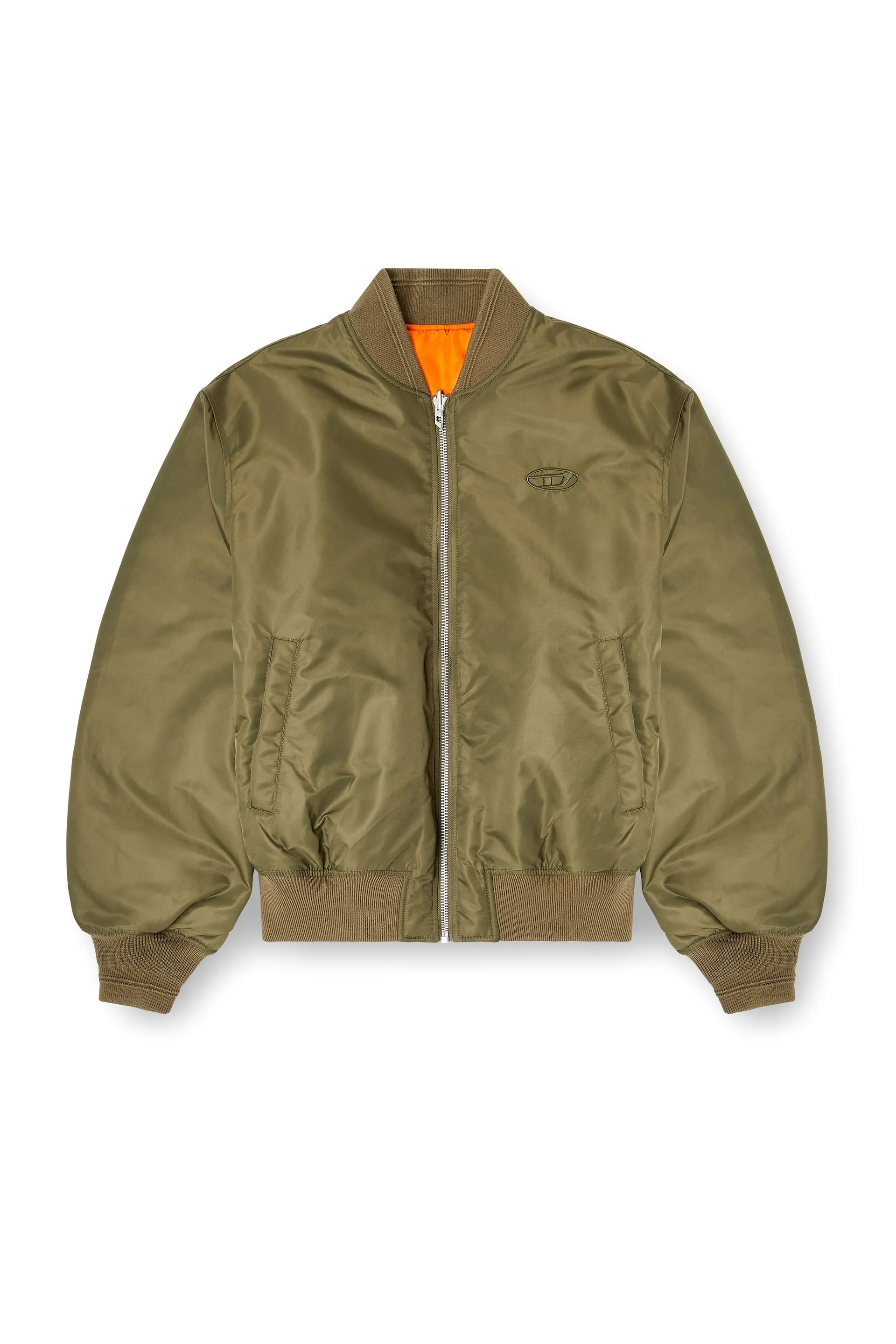 Padded bomber jacket with Oval D embroidery