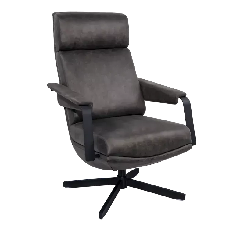 Fauteuil (hoog) Fargo - Oxx Antraciet