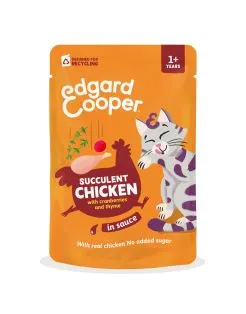 Edgard&Cooper Sauce pouche adult - Natvoer - Kip 85 g