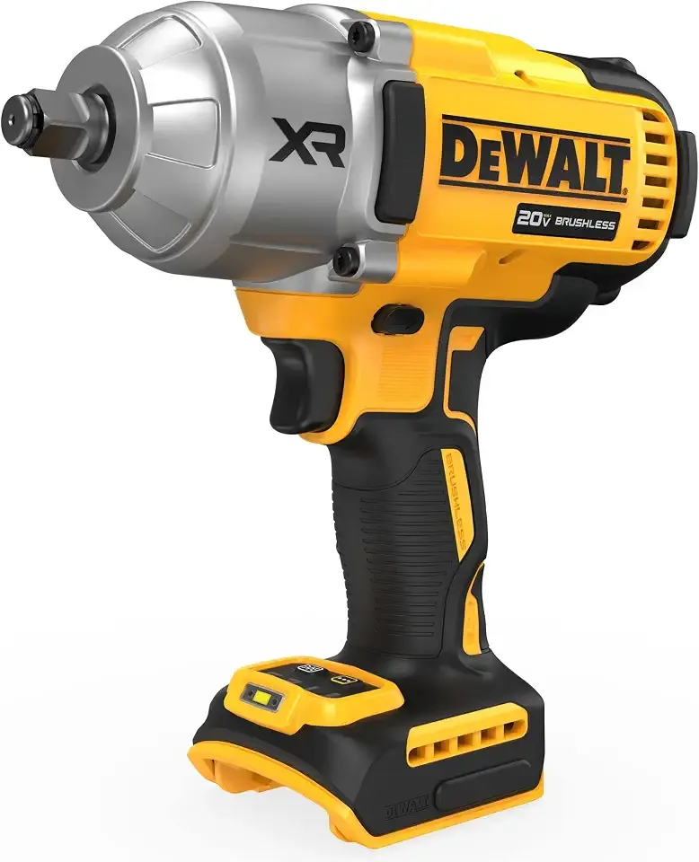 20V MAX Cordless Impact Wrench, 1/2 Impact Gun, 4-Speed High Torque with Hog Ring Anvil and LED Light, Brushless Motor, Precision Wrench, Tool Only (DCF900B)
