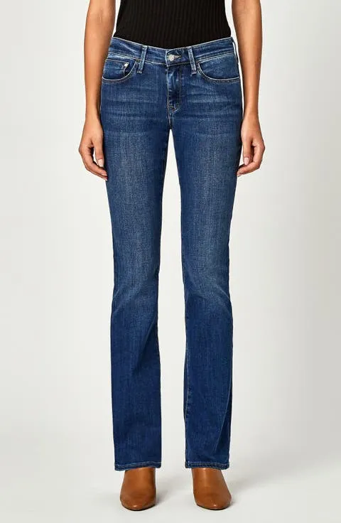 Molly Classic Mid Rise Bootcut Jeans (Indigo Supersoft)
