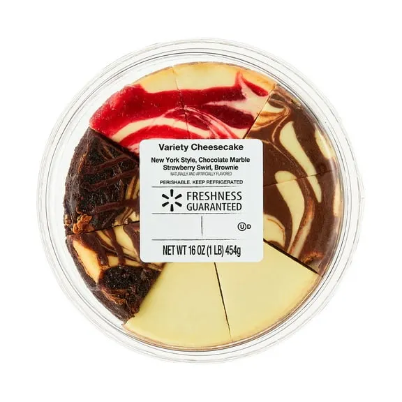 Freshness Guaranteed Variety Cheesecake, 16 oz, 8 Slices