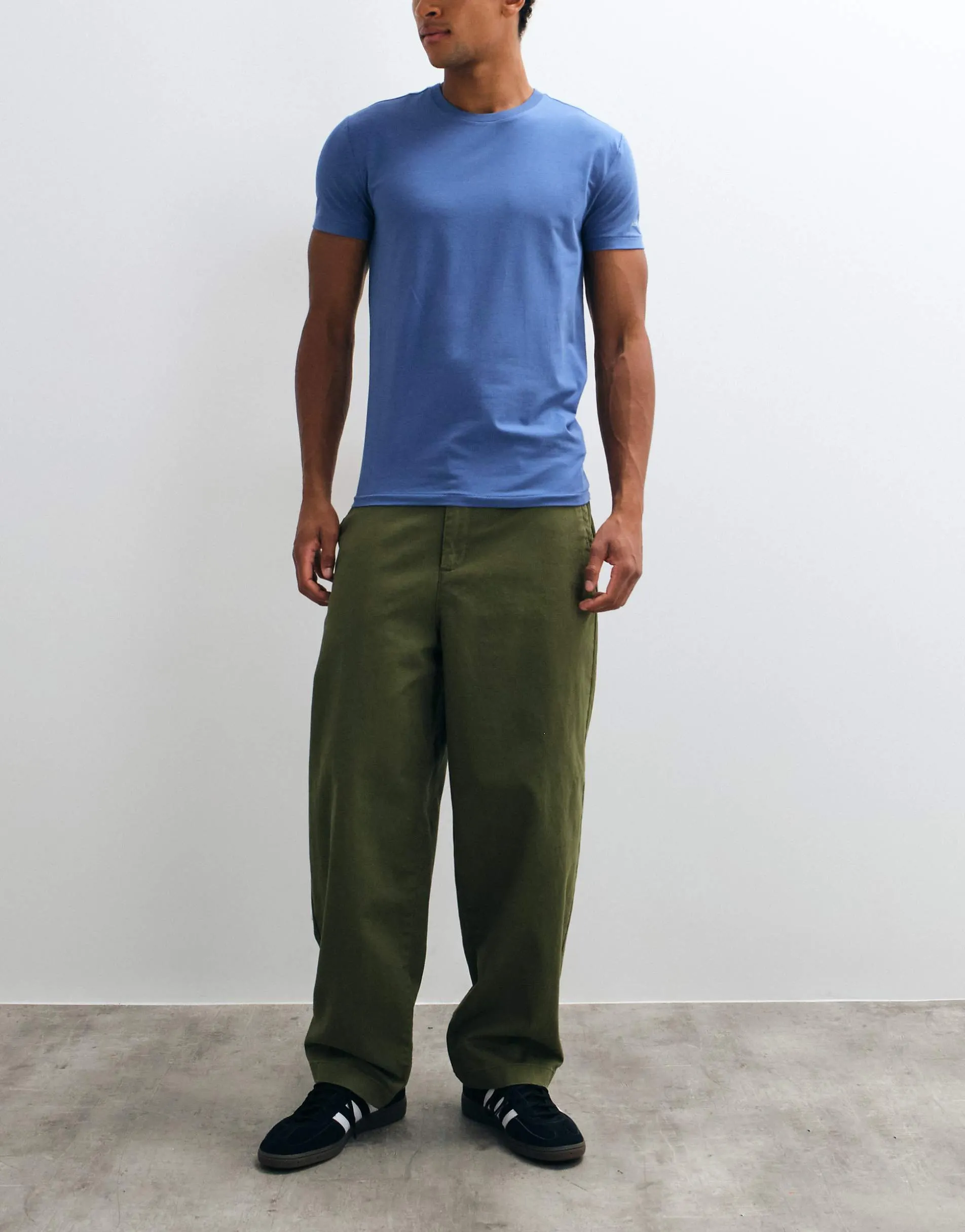 Jack & Jones straight chino trousers in khaki