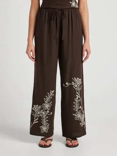 Intricate Embroidery Blake Pant