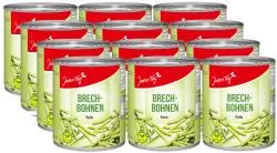 Jeden Tag Brechbohnen fein