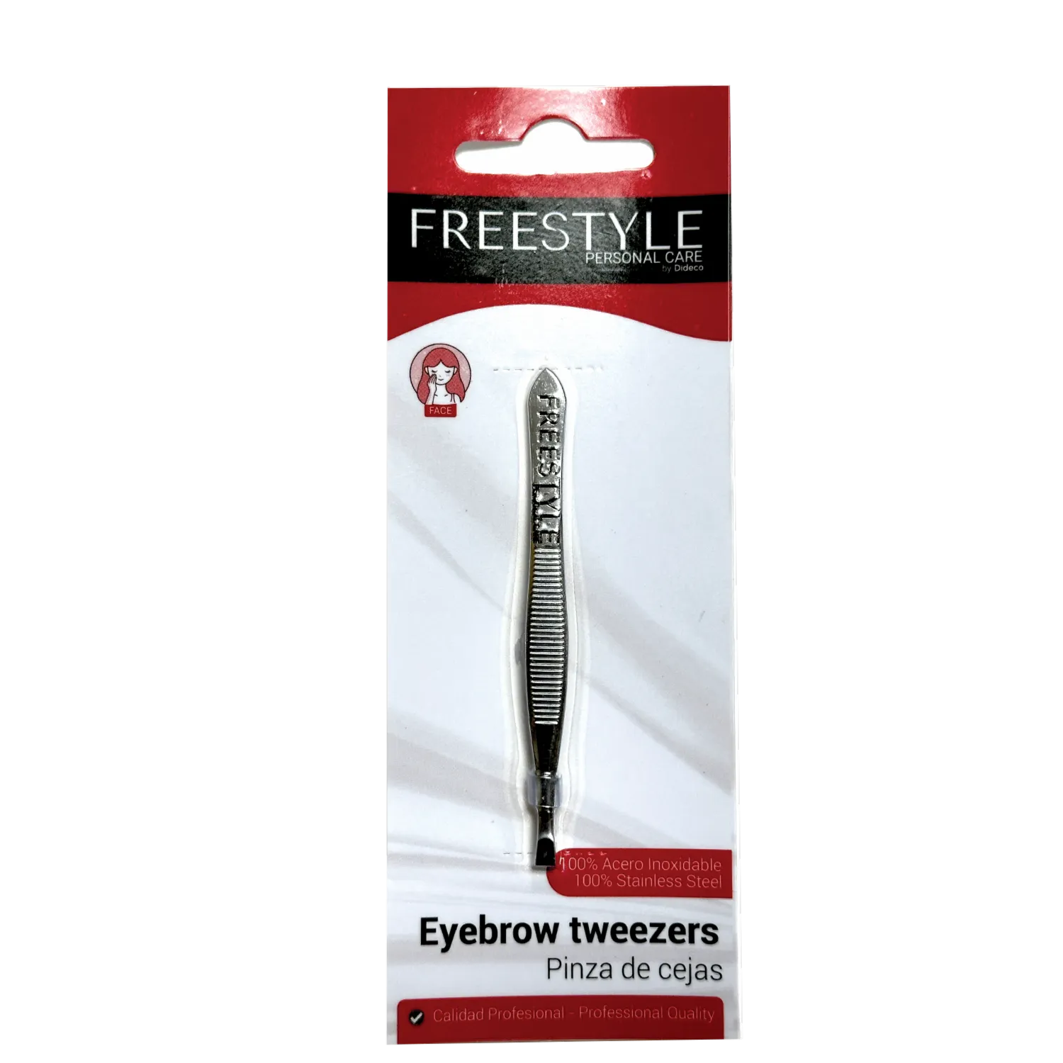 Pinza Depiladora Metálico FREESTYLE Ergonómico