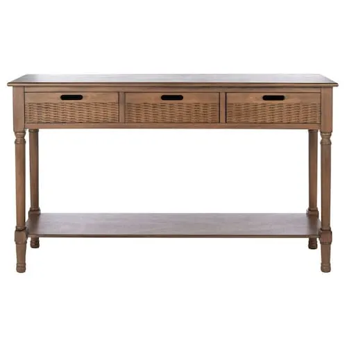 Sanders Console Table in Brown