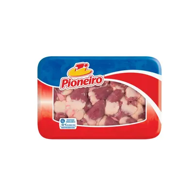coração de frango congelado pioneiro bandeja 500g
