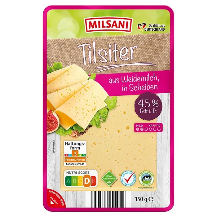 MILSANI Käsescheiben 150 g, Tilsiter