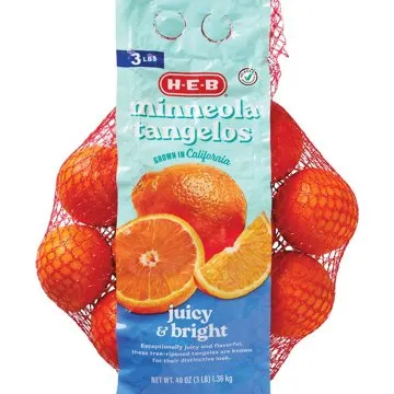 H-E-B Fresh Minneola Tangelos, 3 lb Bag
