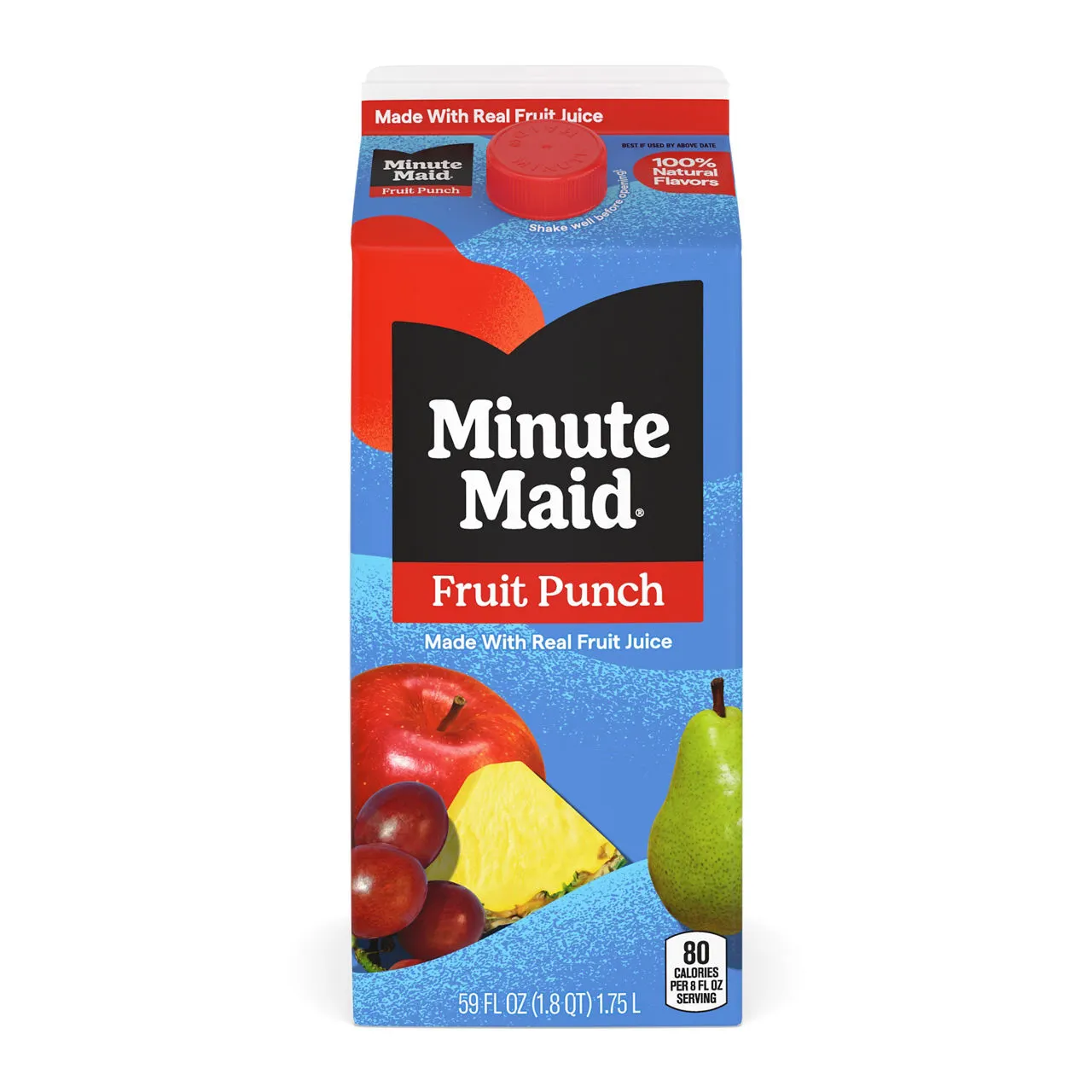 Minute Maid Fruit Punch Juice Drink Carton, 59 fl oz