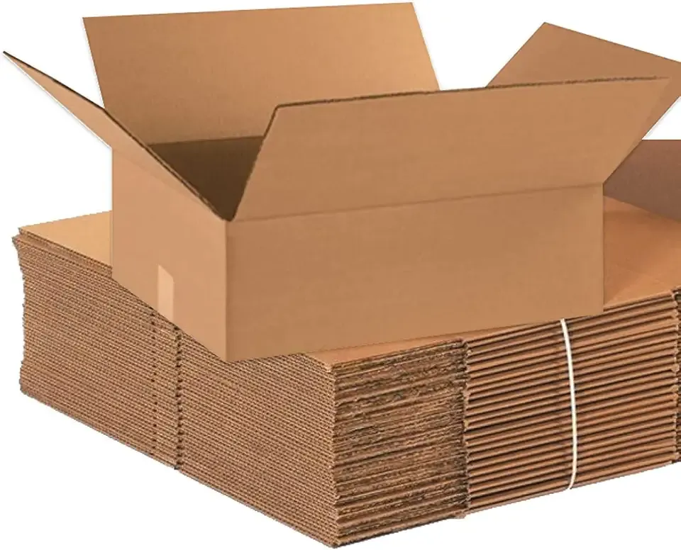 BOX USA Shipping Boxes Flat 18"L x 14"W x 6"H 25-Pack - Corrugated Cardboard Box for Moving, Mailing, Packing, Packaging and Storage