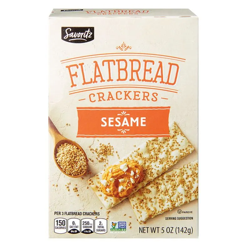 Savoritz Sesame Flatbread Cracker