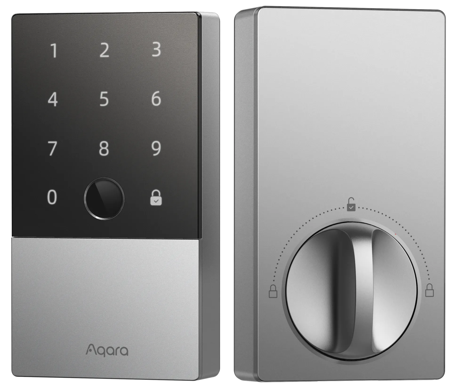 Smart Lock U100 with E1 Hub Kit (Silver)