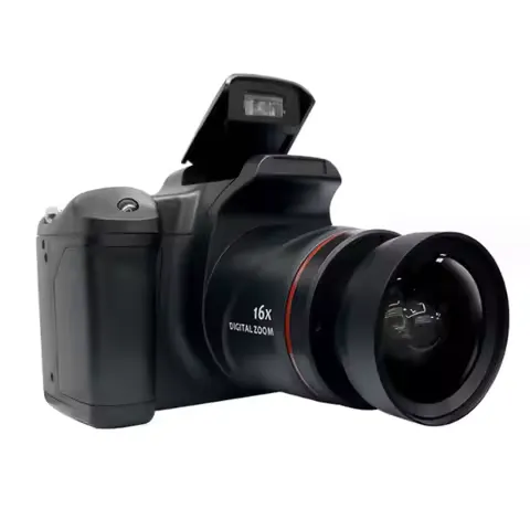 16MP Vlogging Camera with 2.4 Inch LCD Screen Camcorder 16X Digital Zoom Video Recorder for Photography